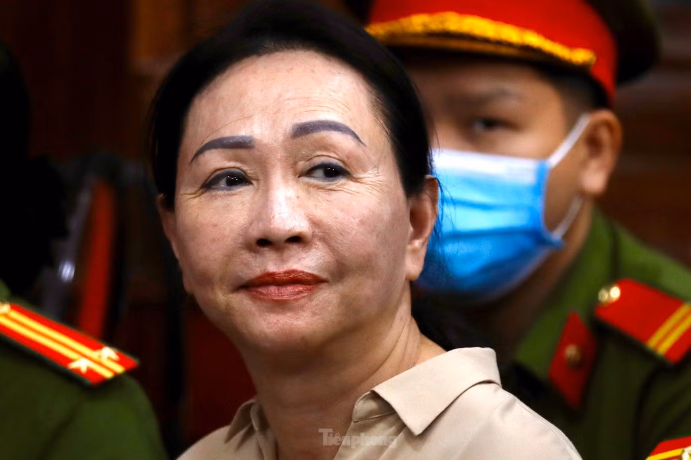 Bị cáo Trương Mỹ Lan tại phiên tòa sáng 13/3. Ảnh: Duy Anh.