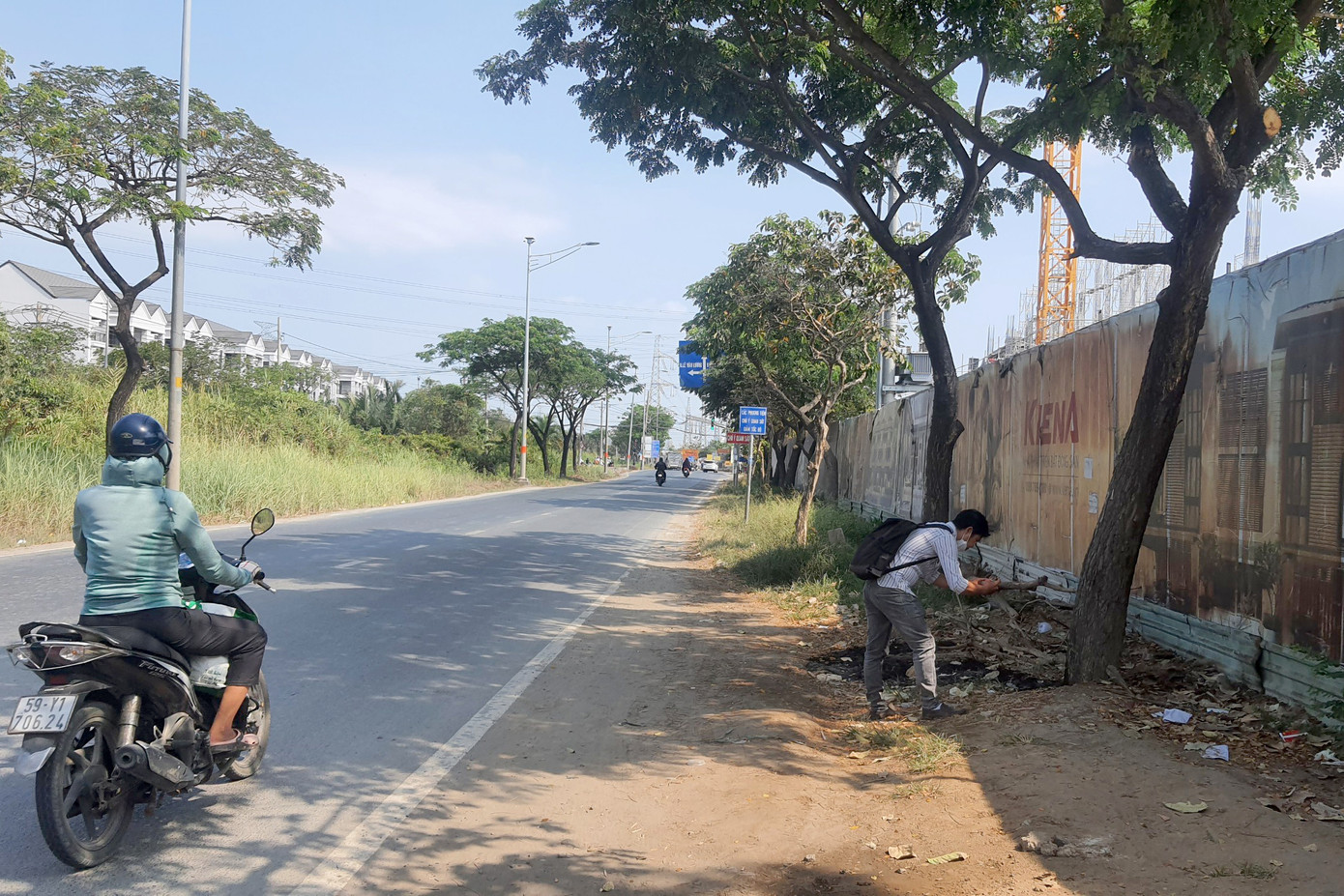 Khu vực xảy ra vụ việc. Ảnh: Minh Anh.