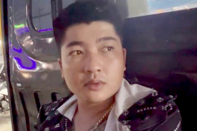 Nguyễn Thanh Cường lúc bị bắt. Ảnh: Công an cung cấp.