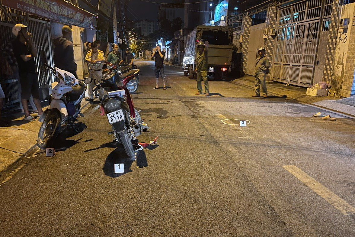 Hiện trường xảy ra vụ tai nạn. Ảnh: Công an cung cấp