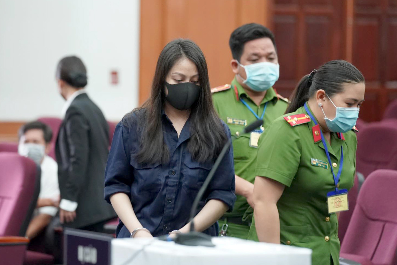 Bị cáo Nguyễn Võ Quỳnh Trang (Ảnh: Phạm Nguyễn). Bị cáo Nguyễn Võ Quỳnh Trang (Ảnh: Phạm Nguyễn).