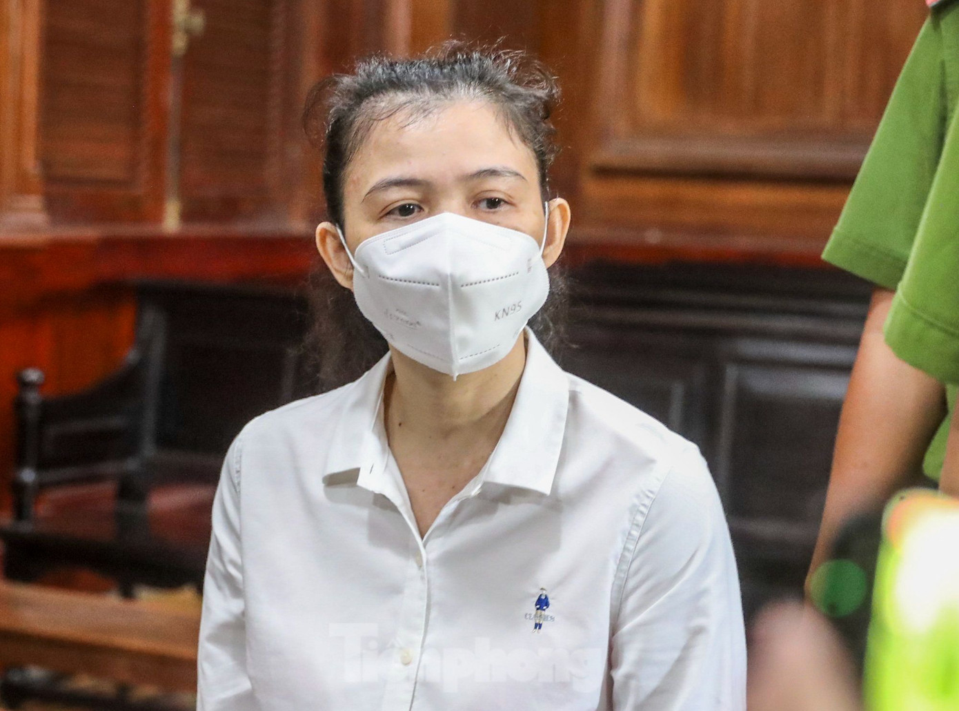 Bị cáo Hàn Ni tại phiên tòa sáng 1/3. Ảnh: Duy Anh.