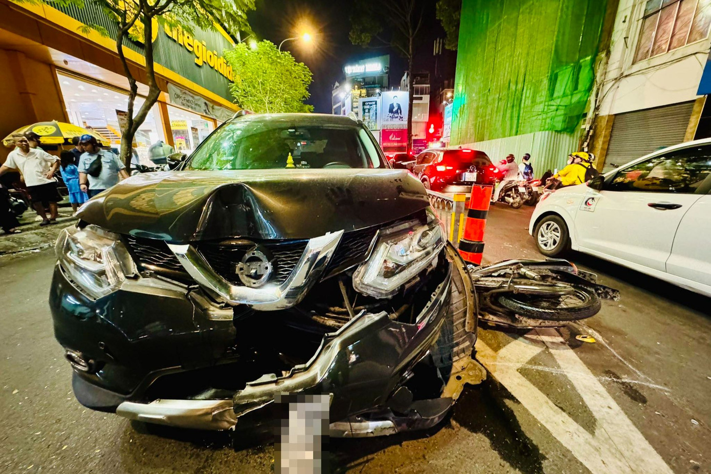 Hiện trường xảy ra tai nạn. Ảnh: A.X.