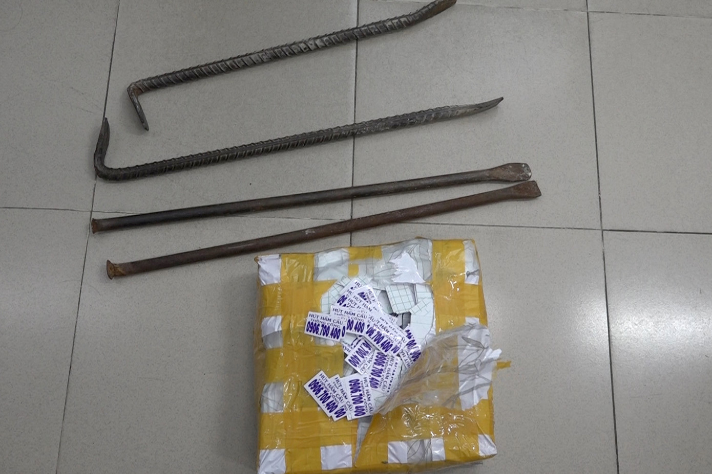 Tang vật vụ án. Ảnh: Công an cung cấp. Tang vật vụ án. Ảnh: Công an cung cấp.