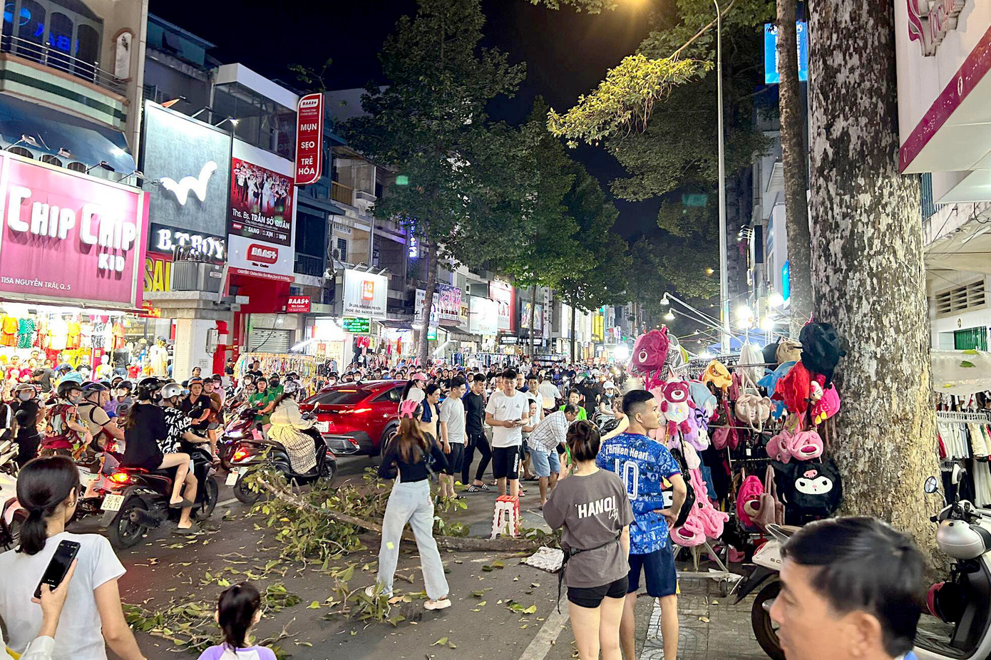 Hiện trường xảy ra vụ việc. Ảnh: Nhật Linh