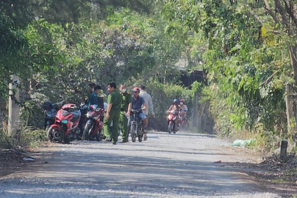 Khu vực xảy ra vụ việc. Khu vực xảy ra vụ việc.