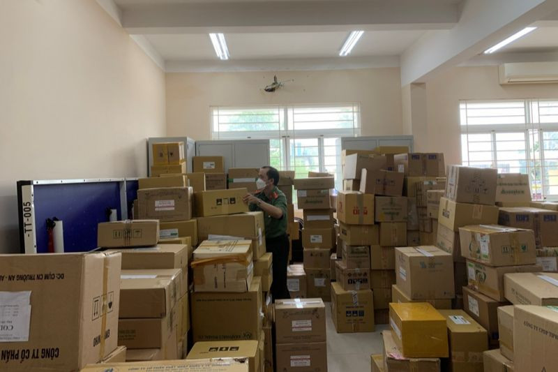 Tang vật trong vụ án (Ảnh: A.X.). Tang vật trong vụ án (Ảnh: A.X.).