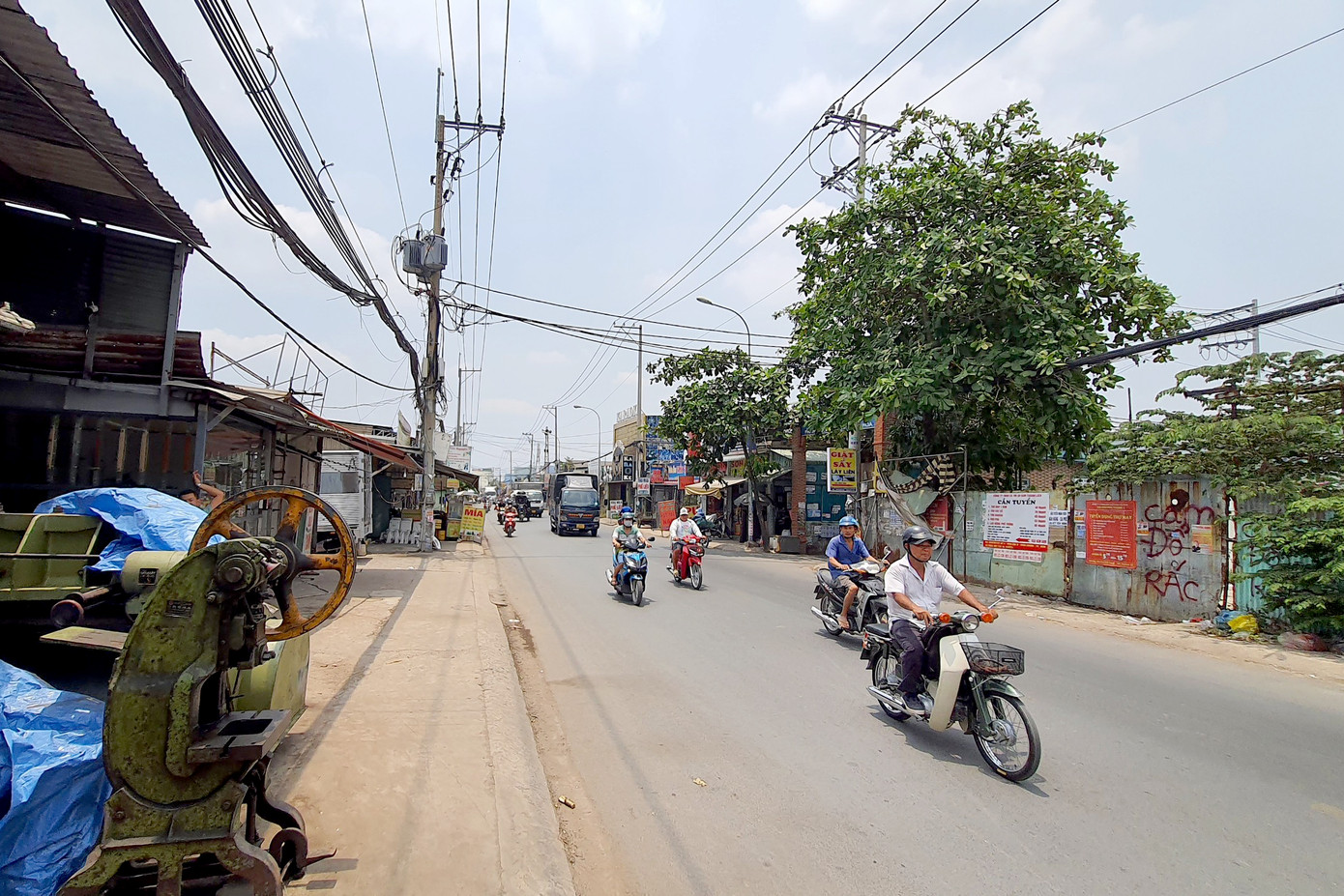 Vị trí xảy ra vụ việc. Ảnh: Minh Anh. Vị trí xảy ra vụ việc. Ảnh: Minh Anh.