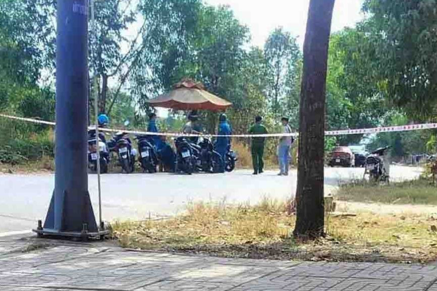 Khu vực phát hiện thi thể cô gái 25 tuổi. Ảnh: A.X.