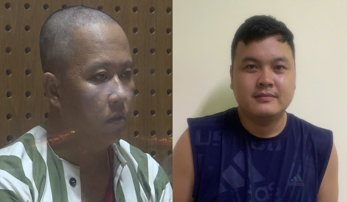 Phan Minh Trung (bên trái) và Nguyễn Thành Tài. Ảnh: Công an cung cấp. Phan Minh Trung (bên trái) và Nguyễn Thành Tài. Ảnh: Công an cung cấp.