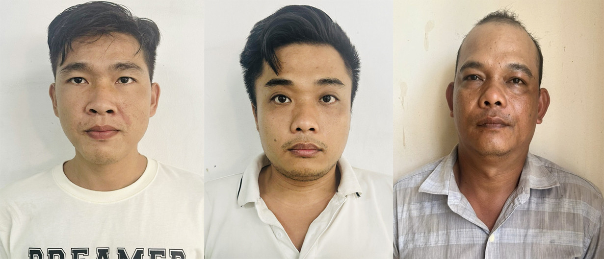 Từ trái qua, Lộc, Huy và Nhiều. Từ trái qua, Lộc, Huy và Nhiều.