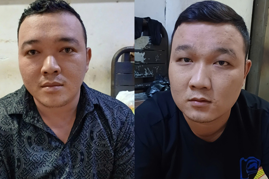 Từ trái qua, Hiếu và Bình. Ảnh: C.A.