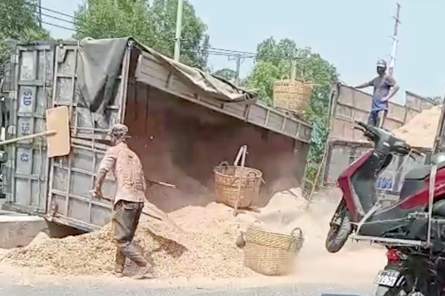 Hiện trường xảy ra vụ việc.