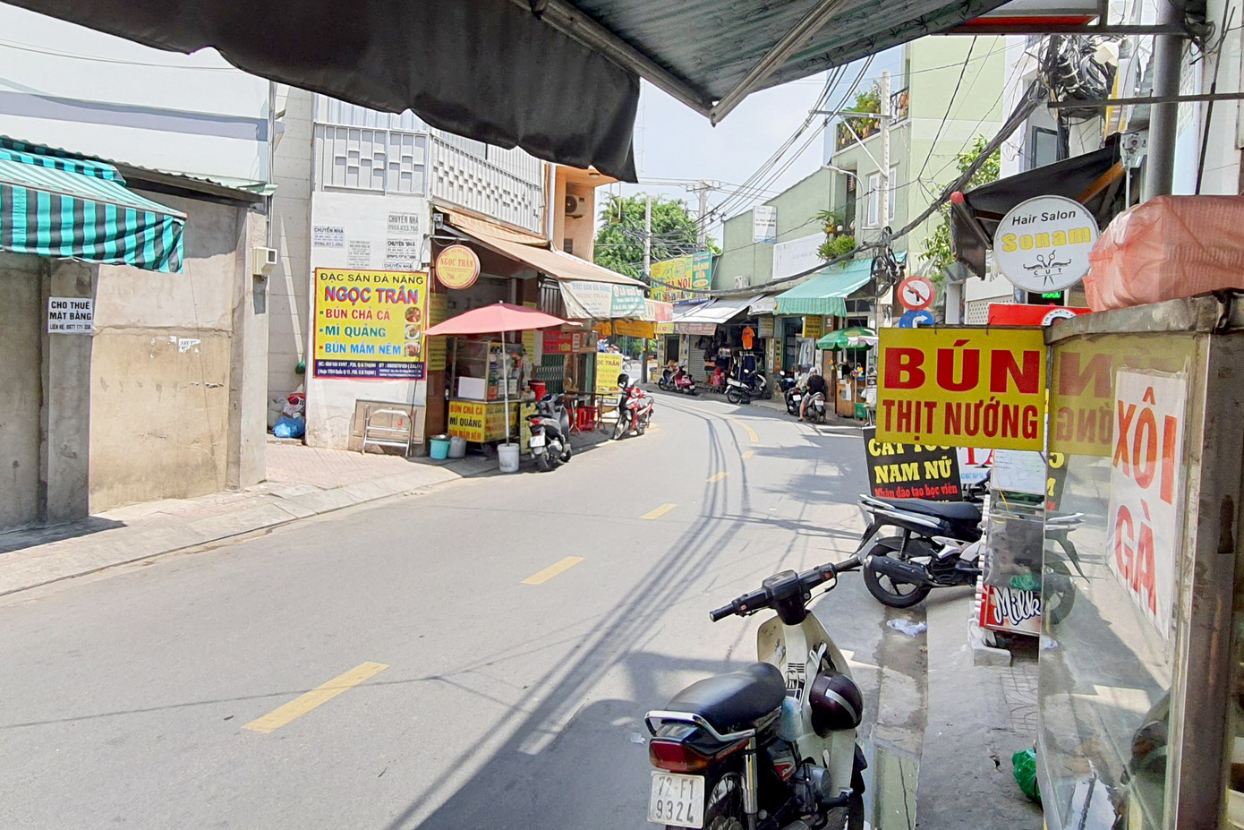 Khu vực xảy ra vụ việc (Ảnh: Hoàng Thuận).