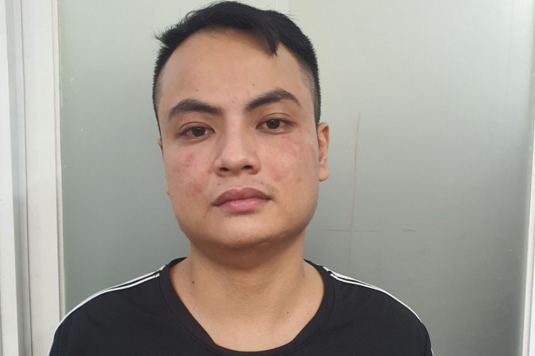 Phan Công Hiến tại cơ quan công an. Ảnh: Công an cung cấp. Phan Công Hiến tại cơ quan công an. Ảnh: Công an cung cấp.