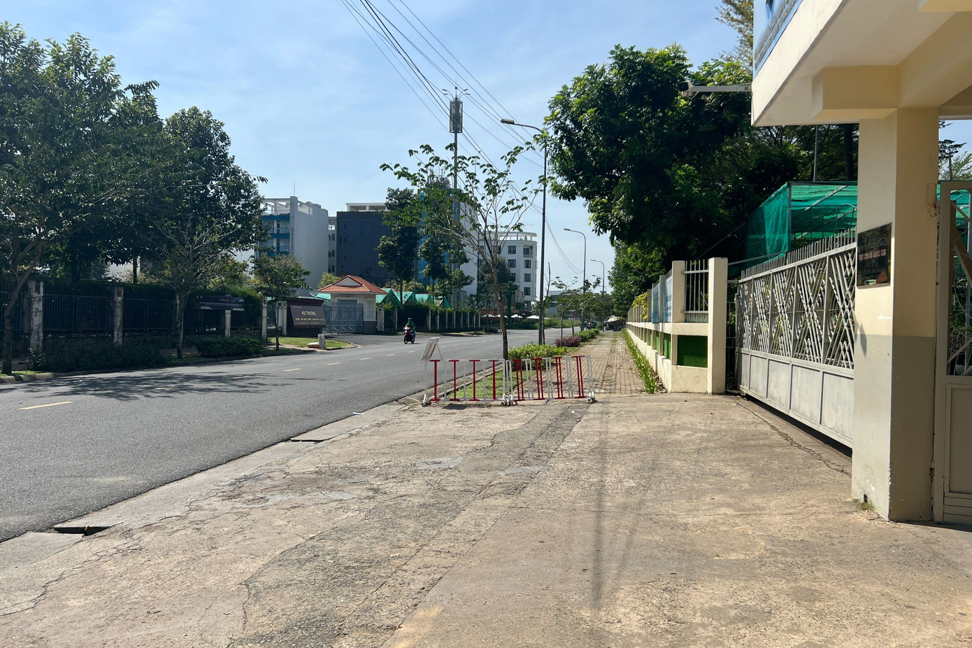 Khu vực xảy ra vụ việc. Ảnh: M.A. Khu vực xảy ra vụ việc. Ảnh: M.A.