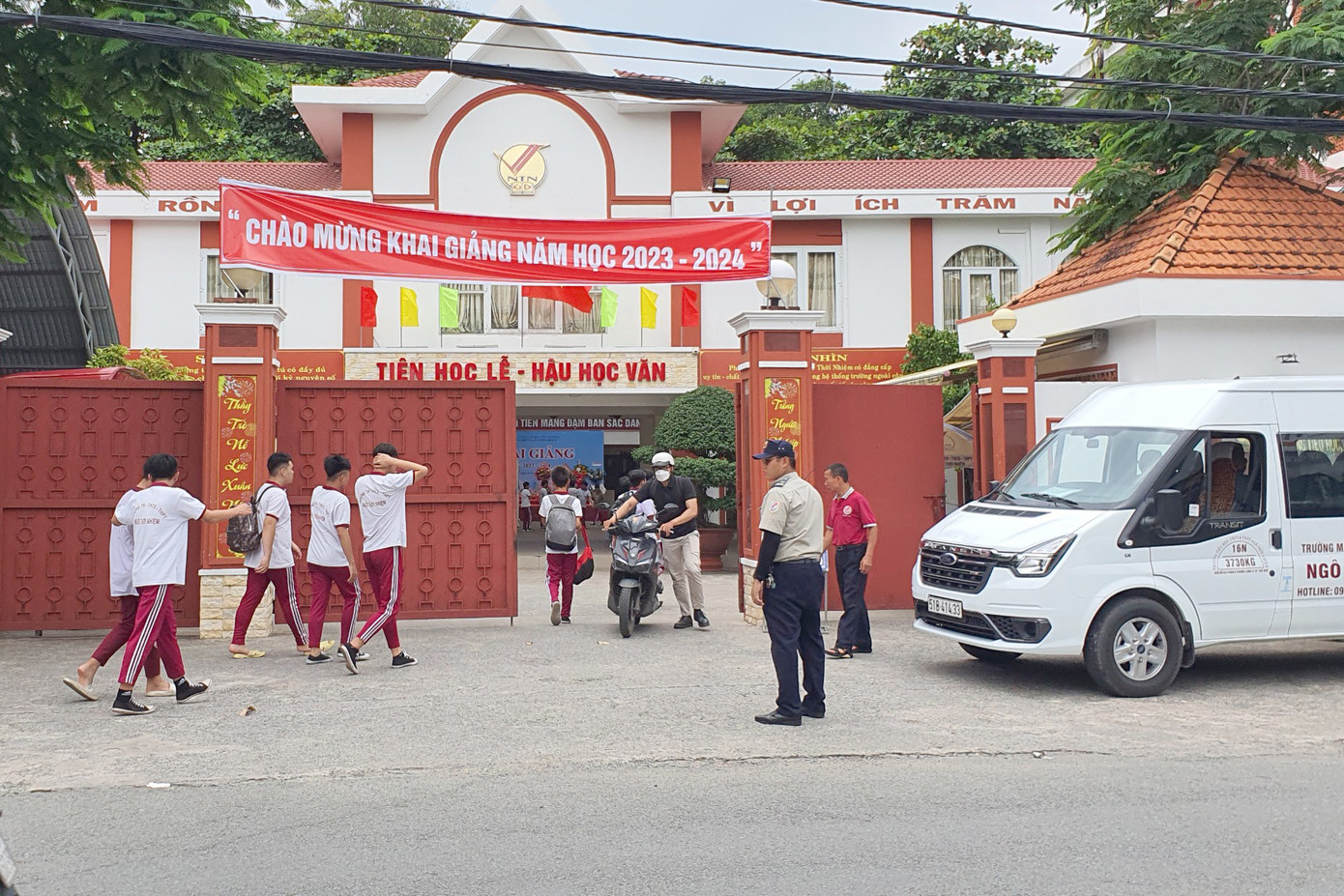 Trường học xảy ra vụ việc. Ảnh: A.X. Trường học xảy ra vụ việc. Ảnh: A.X.