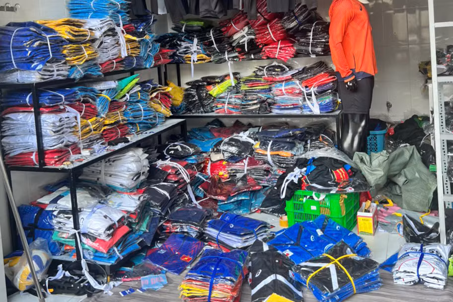 Tang vật vụ án.