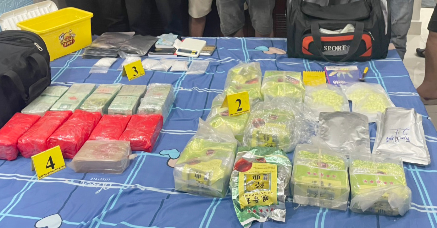Ma túy thu giữ trong đường dây tại quận 6. Ảnh: Công an cung cấp.