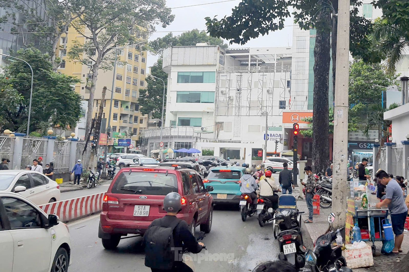 Khu vực xảy ra vụ việc. Ảnh: Hoàng Thuận.