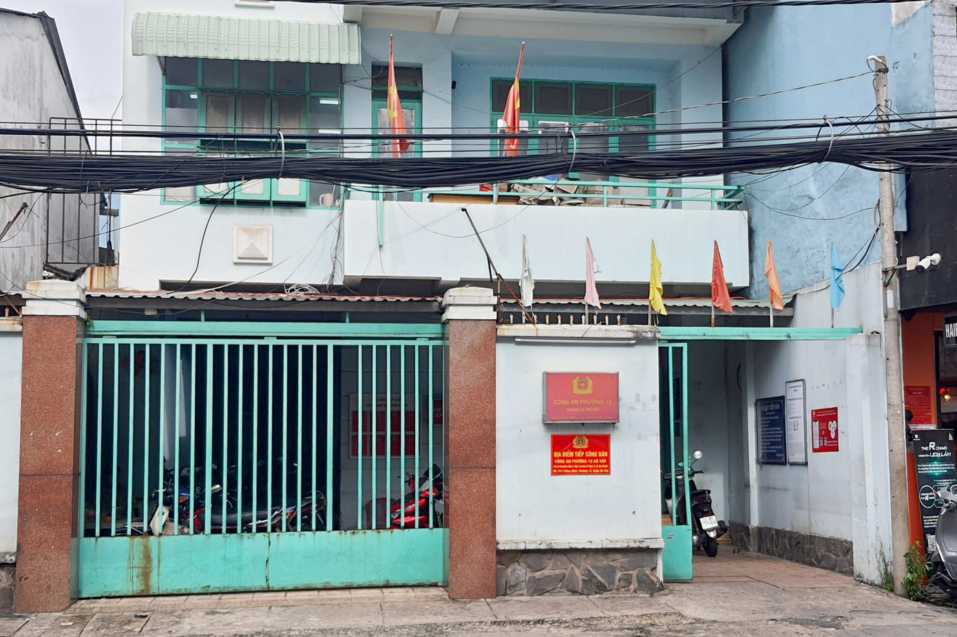 Công an phường 15 (quận Gò Vấp) - nơi xảy ra vụ việc (Ảnh: Hoàng Thuận). Công an phường 15 (quận Gò Vấp) - nơi xảy ra vụ việc (Ảnh: Hoàng Thuận).