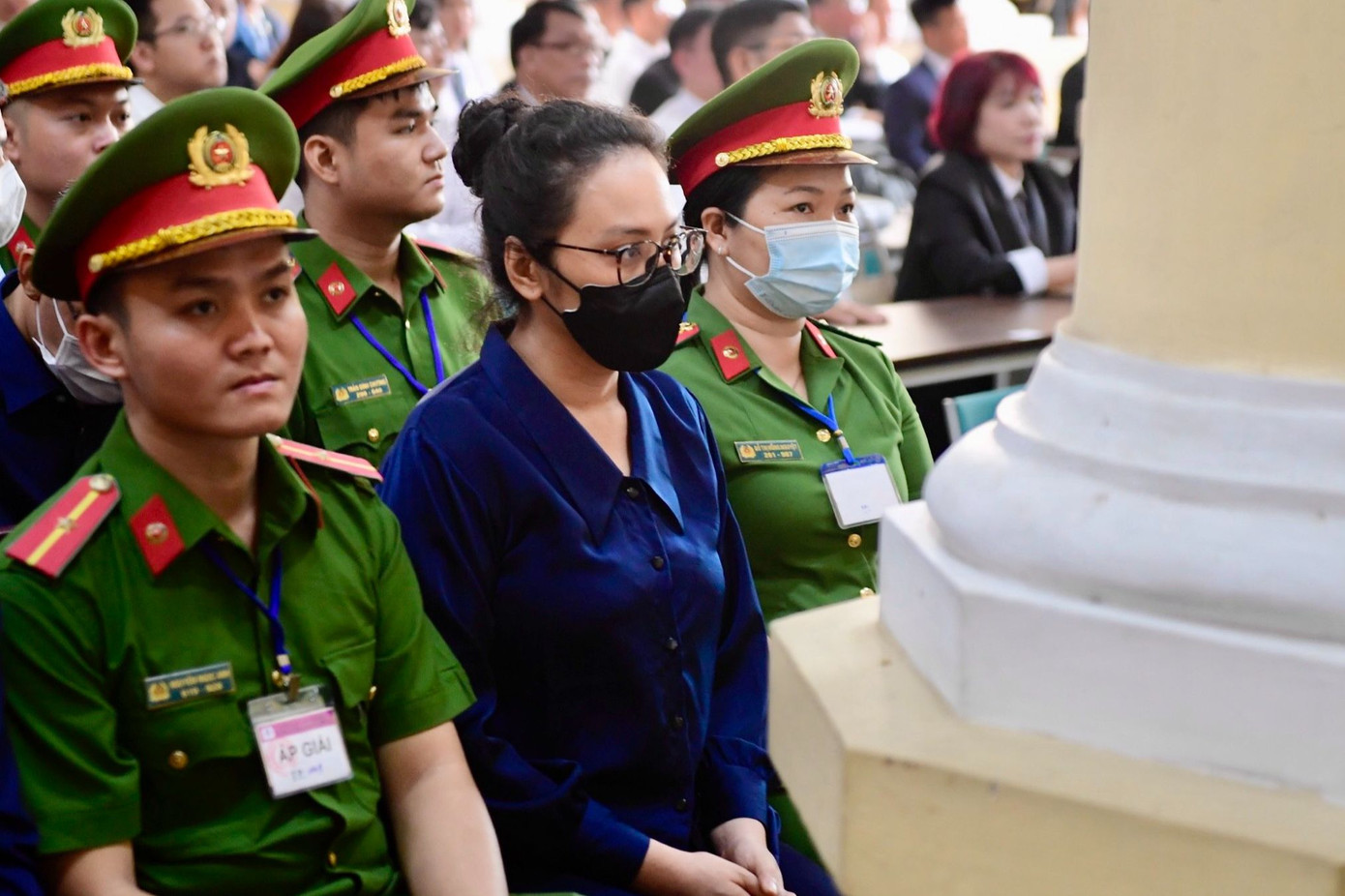 Bị cáo Trương Huệ Vân tại phiên tòa sáng 5/3.