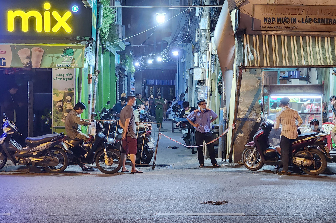 Hiện trường xảy ra vụ việc. Ảnh: A.X.