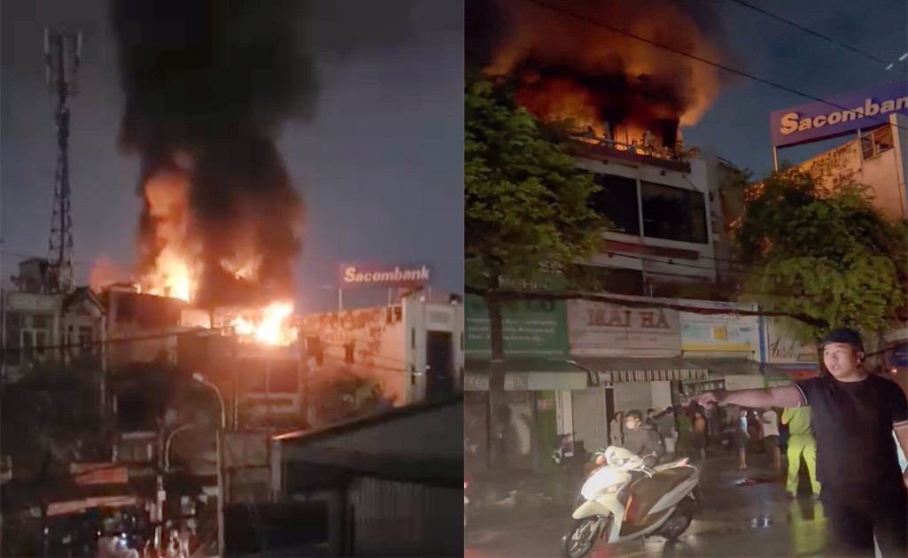 Hiện trường vụ cháy. Ảnh: A.X.