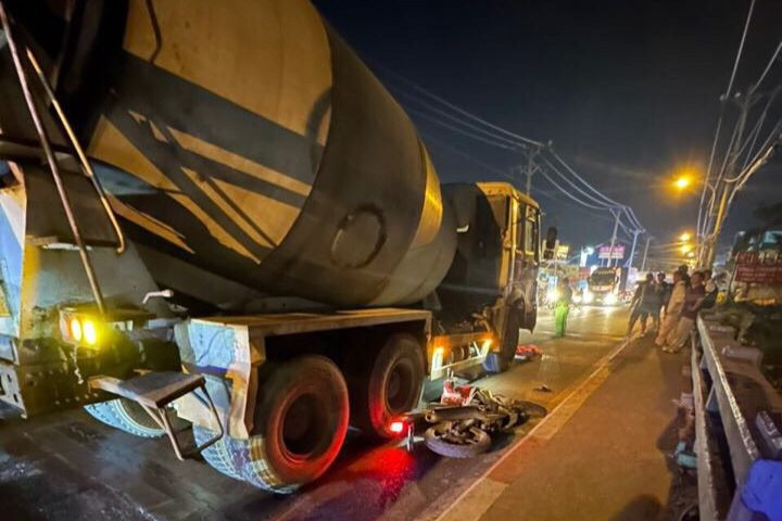 Hiện trường lúc xảy ra tai nạn. Hiện trường lúc xảy ra tai nạn.