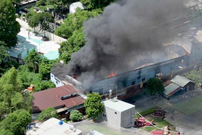 Hiện trường vụ cháy. Ảnh: A.X. Hiện trường vụ cháy. Ảnh: A.X.