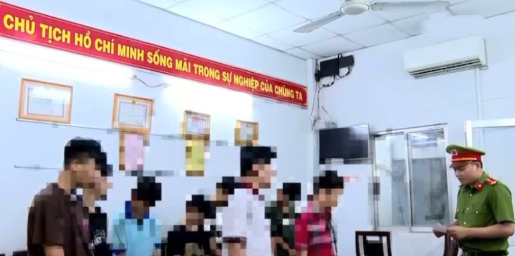 Nhóm thanh thiếu niên gây ra 4 vụ cướp ở huyện Củ Chi. Ảnh: A.X.