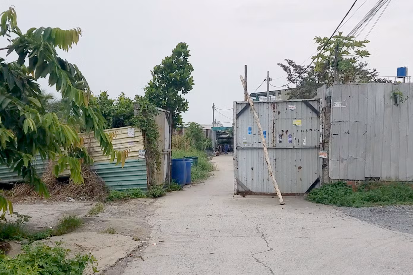 Khu vực xảy ra vụ việc.