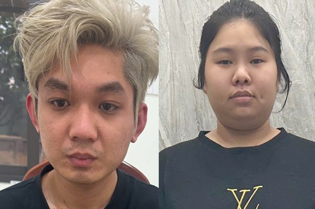 Rapper Lil Ken và Lan. Ảnh: Công an cung cấp. Rapper Lil Ken và Lan. Ảnh: Công an cung cấp.