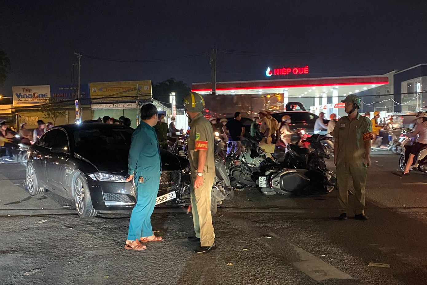 Hiện trường vụ tai nạn. Ảnh: Trọng Tín. Hiện trường vụ tai nạn. Ảnh: Trọng Tín.