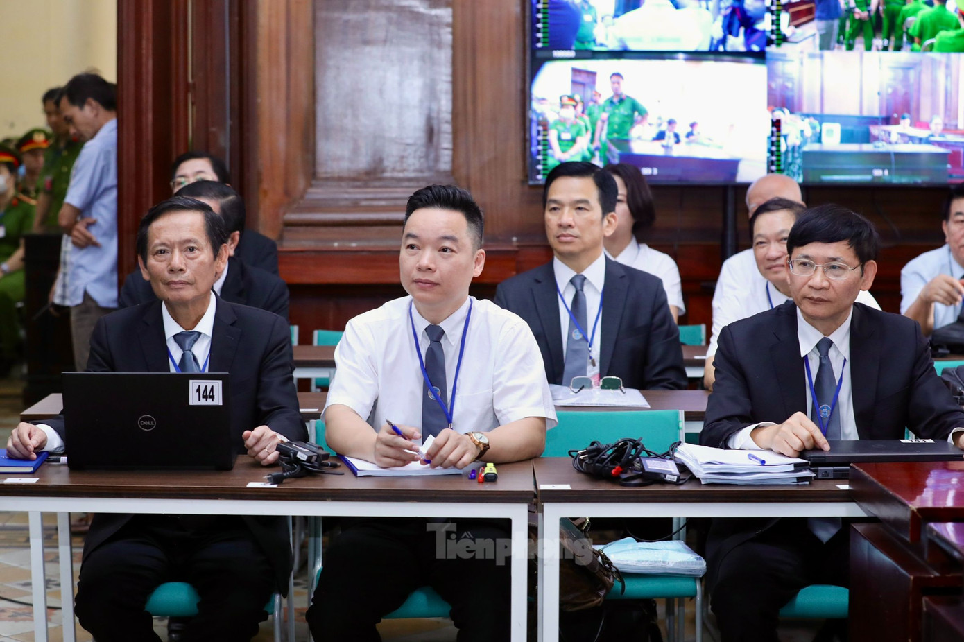 Luật sư bào chữa cho các bị cáo. Ảnh: Duy Anh. Luật sư bào chữa cho các bị cáo. Ảnh: Duy Anh.