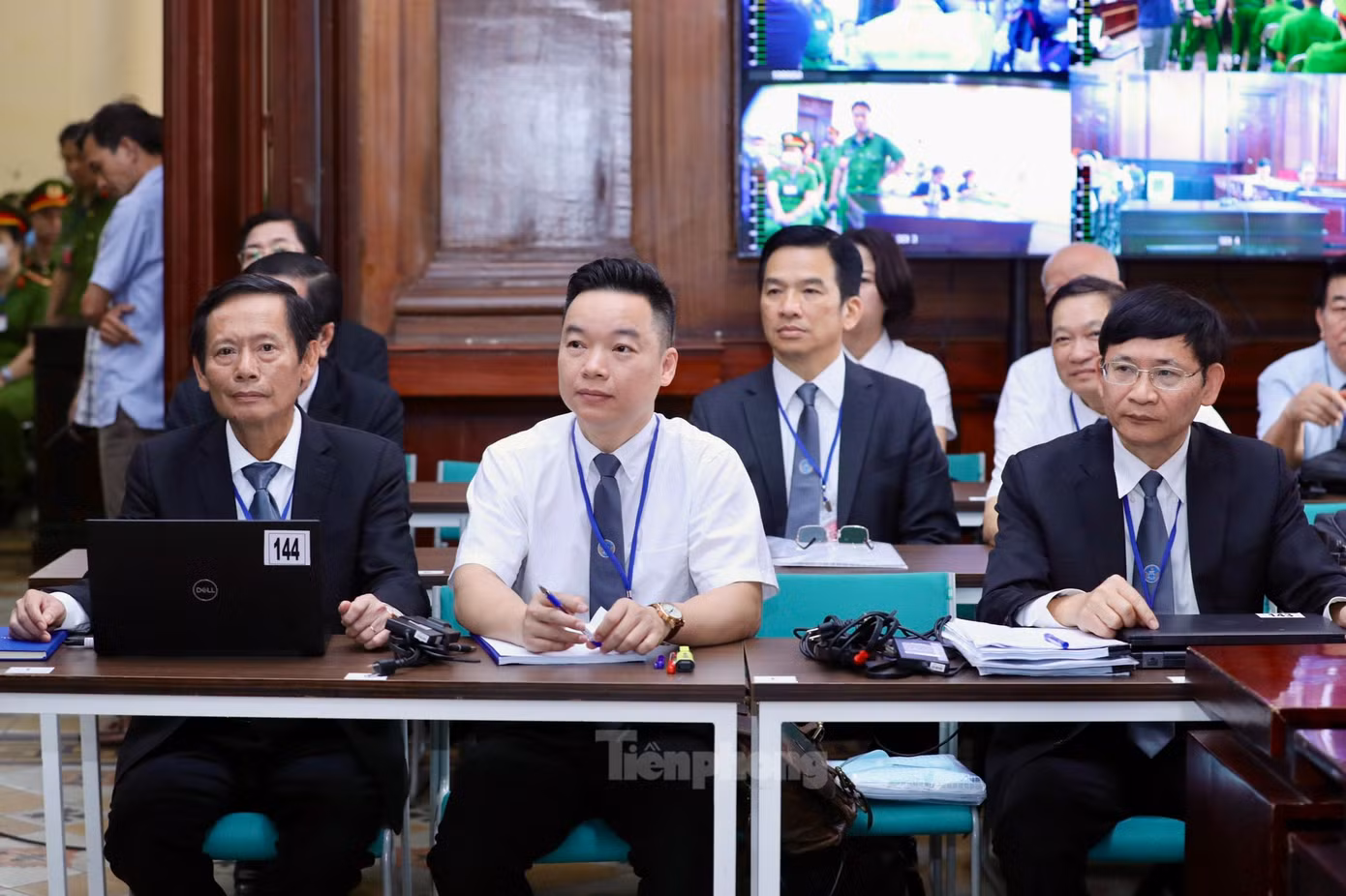 Luật sư bào chữa cho các bị cáo. Ảnh: Duy Anh. Luật sư bào chữa cho các bị cáo. Ảnh: Duy Anh.