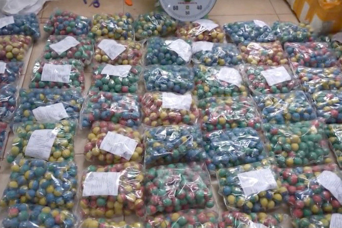 Tang vật vụ án. Ảnh: Công an cung cấp.