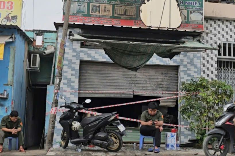 Căn nhà xảy ra vụ cháy. Ảnh: B.H.