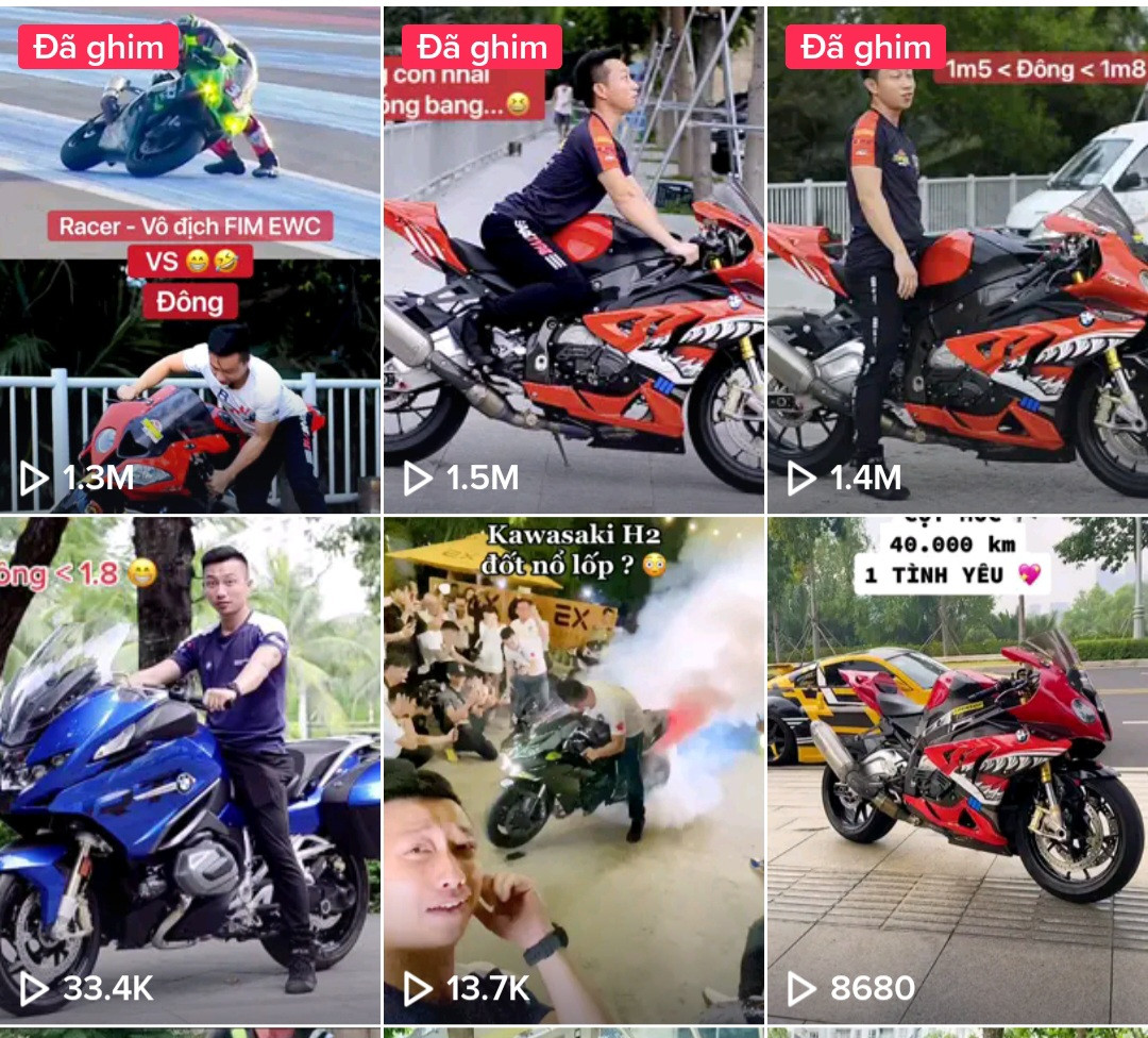 Các clip hướng dẫn lái xe của ông Đông thu hút người xem. Ảnh chụp màn hình.