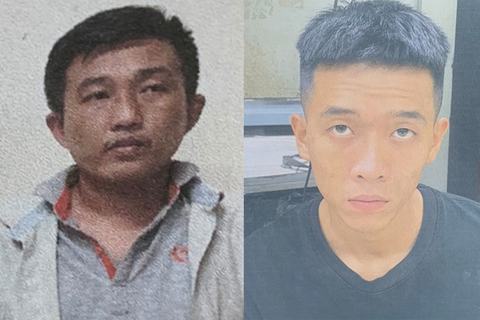 Đỗ Trí Cường (bên trái) và Trần Văn Duy. Ảnh: A.X.