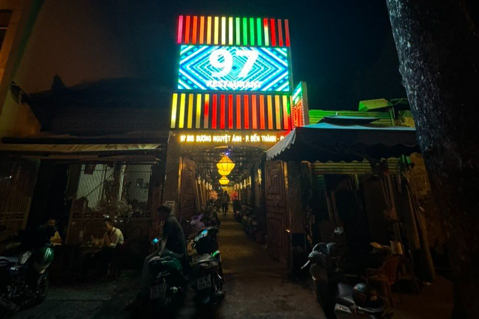 Nhà hàng 97 hoạt động từ năm 2018. Ảnh: Công an cung cấp.