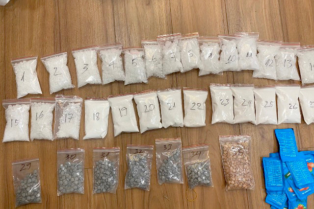 Tang vật công an thu giữ trong chuyên án (Ảnh: Công an cung cấp). Tang vật công an thu giữ trong chuyên án (Ảnh: Công an cung cấp).