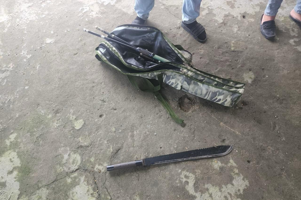 Hung khí trong vụ án. Ảnh: A.X.