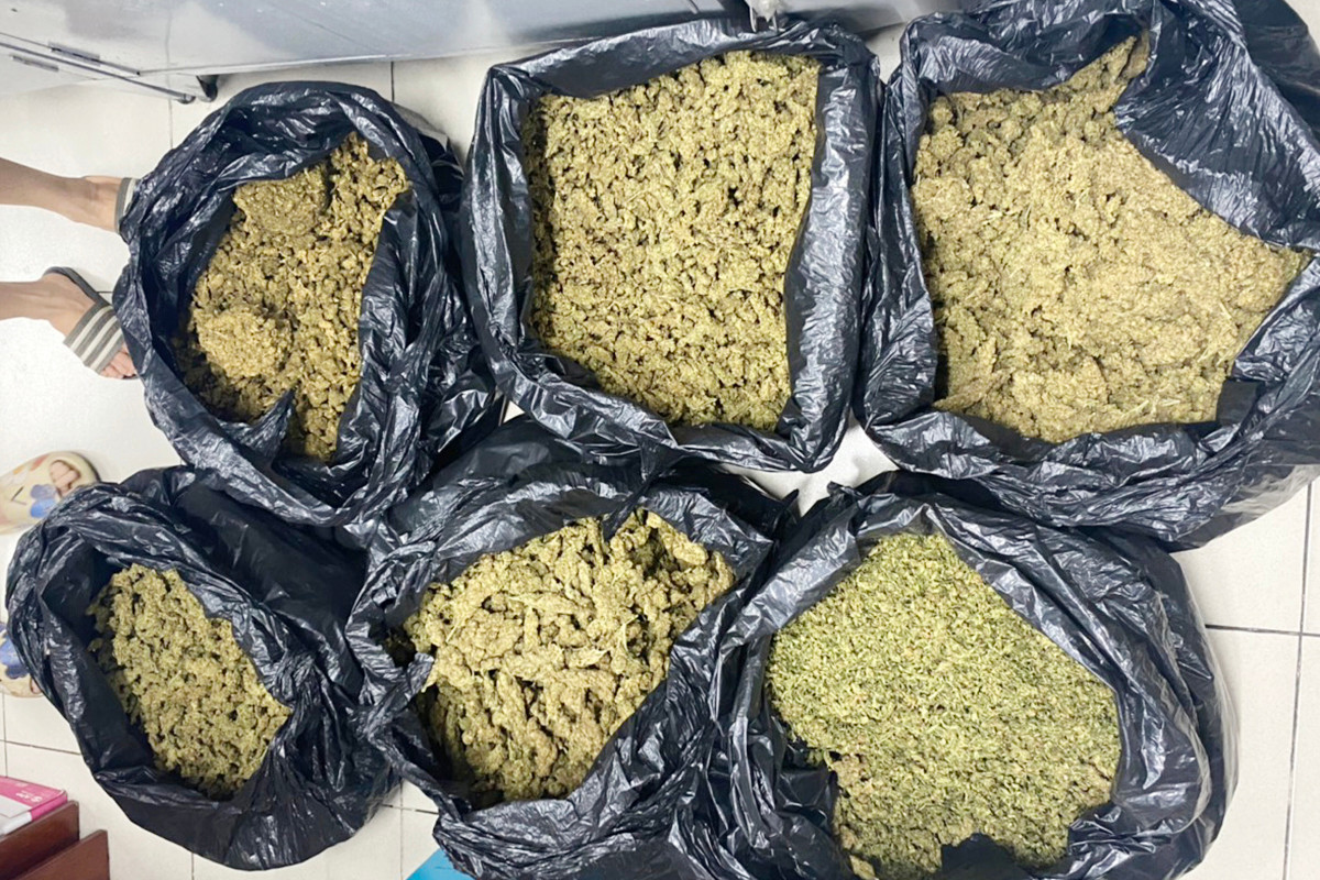 Tang vật vụ án (Ảnh: Công an cung cấp).