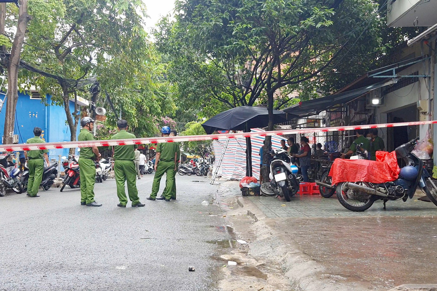 Hiện trường vụ việc. Ảnh: H.T. Hiện trường vụ việc. Ảnh: H.T.