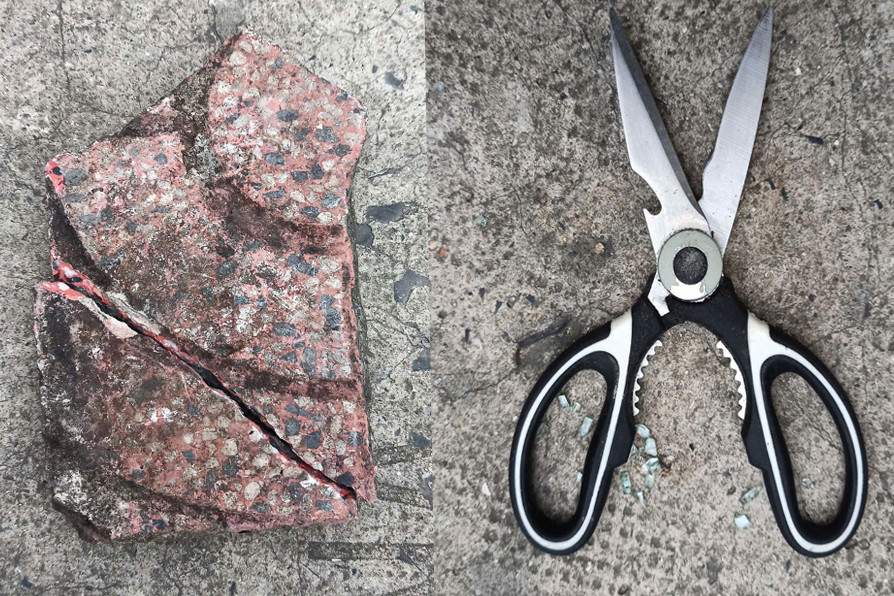 Tang vật vụ án. Ảnh: A.X. Tang vật vụ án. Ảnh: A.X.