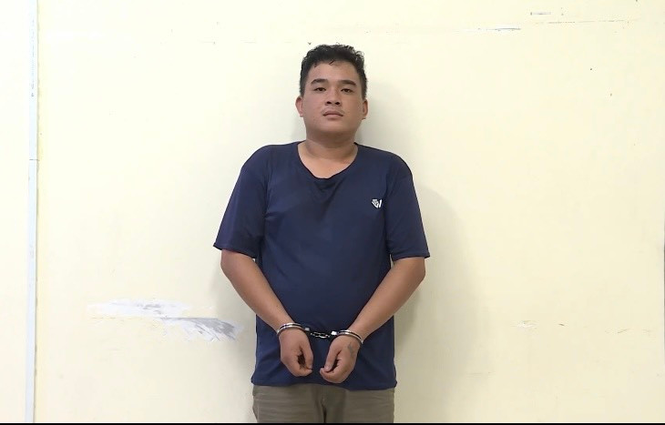 Dương Trí Tài tại cơ quan công an. Ảnh: Công an cung cấp. Dương Trí Tài tại cơ quan công an. Ảnh: Công an cung cấp.