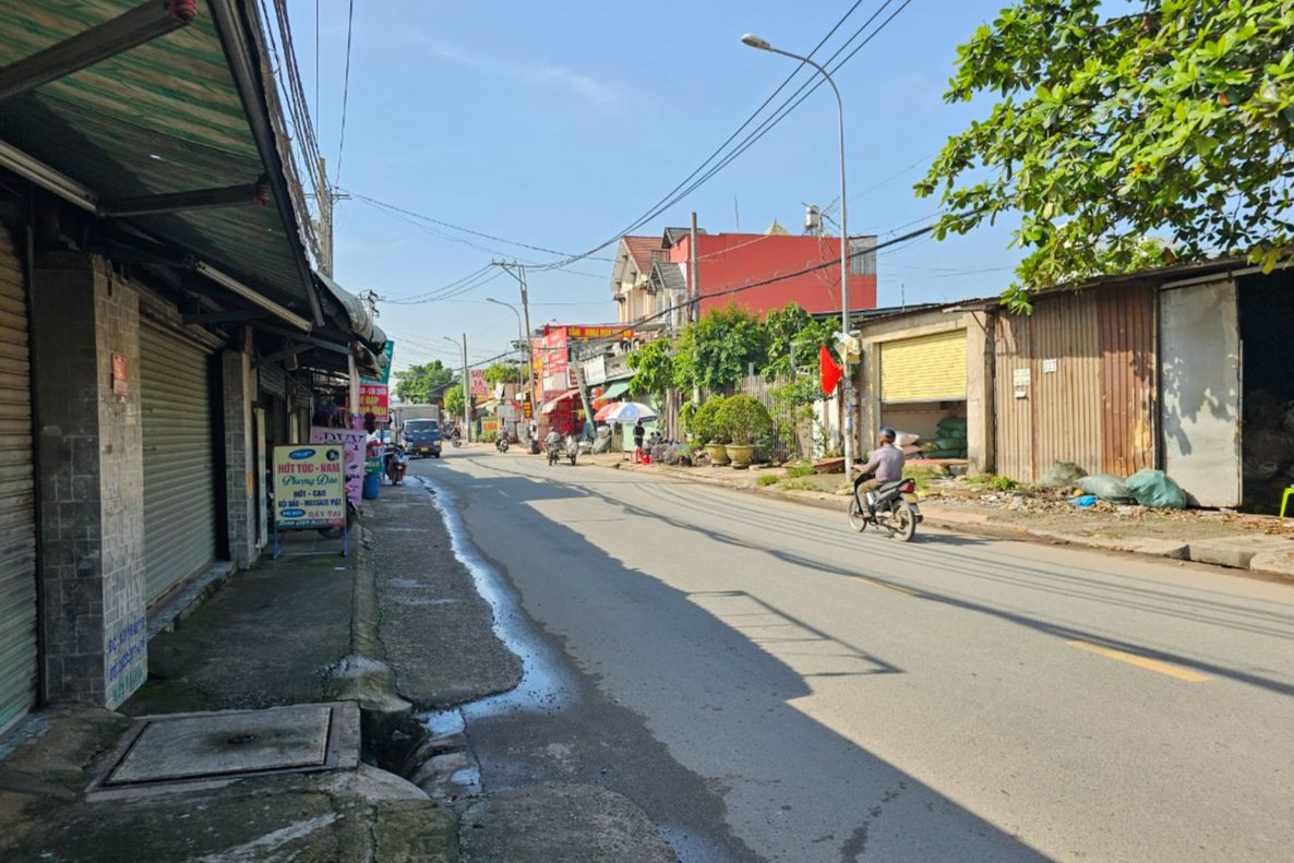 Khu vực anh L.Đ.K bị giật vé số. Ảnh: A.X. Khu vực anh L.Đ.K bị giật vé số. Ảnh: A.X.