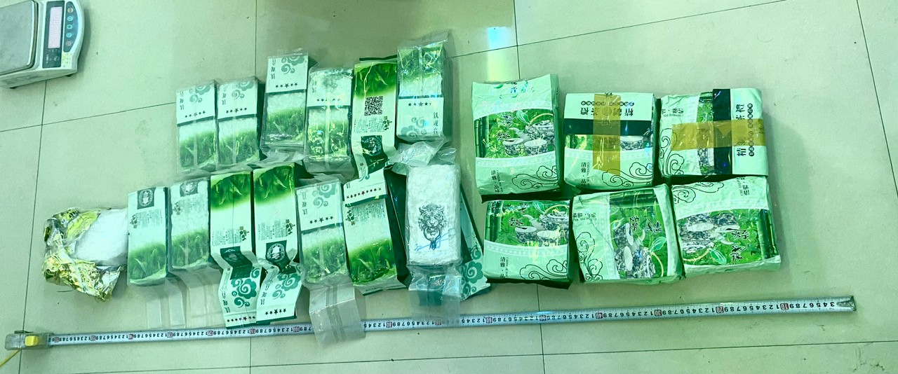 Tang vật vụ án. Ảnh: Công an cung cấp.