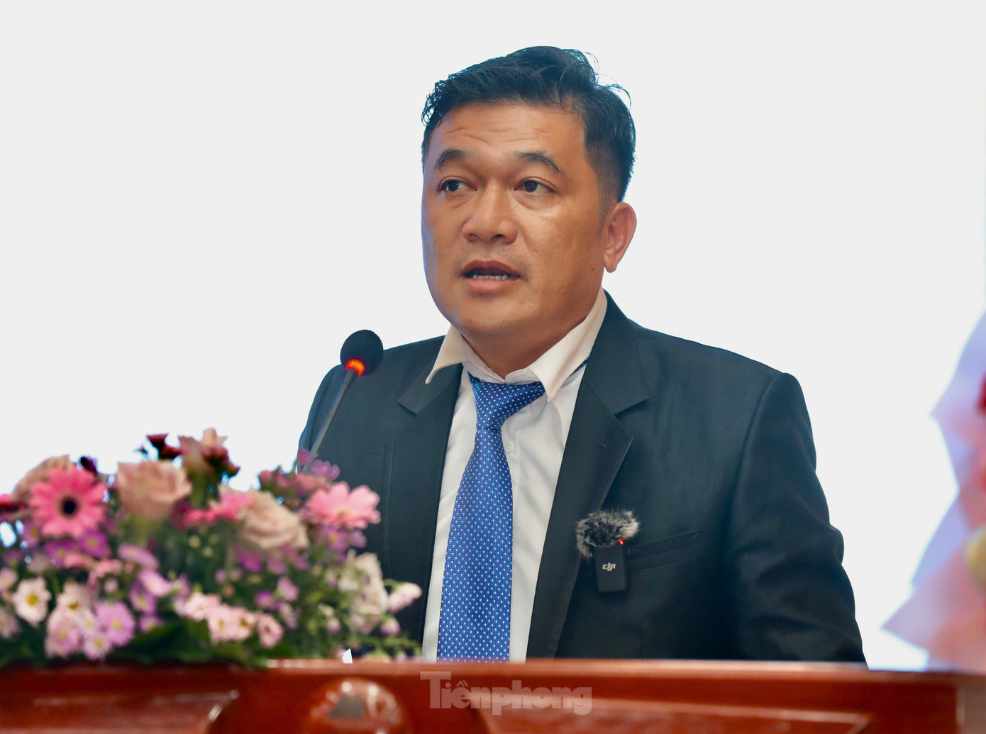 Luật sư Phan Thành Tâm trình bày quan điểm về vấn nạn thuốc giả tại hội thảo. Ảnh: Duy Anh Luật sư Phan Thành Tâm trình bày quan điểm về vấn nạn thuốc giả tại hội thảo. Ảnh: Duy Anh